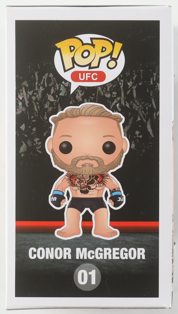 Conor McGregor Signed UFC #01 Conor McGregor Funko Pop Vinyl Figure (AWM) at PristineAuction.com Conor McGregor Signed UFC #01 Conor McGregor Funko Pop Vinyl Figure (AWM) at PristineAuction.com