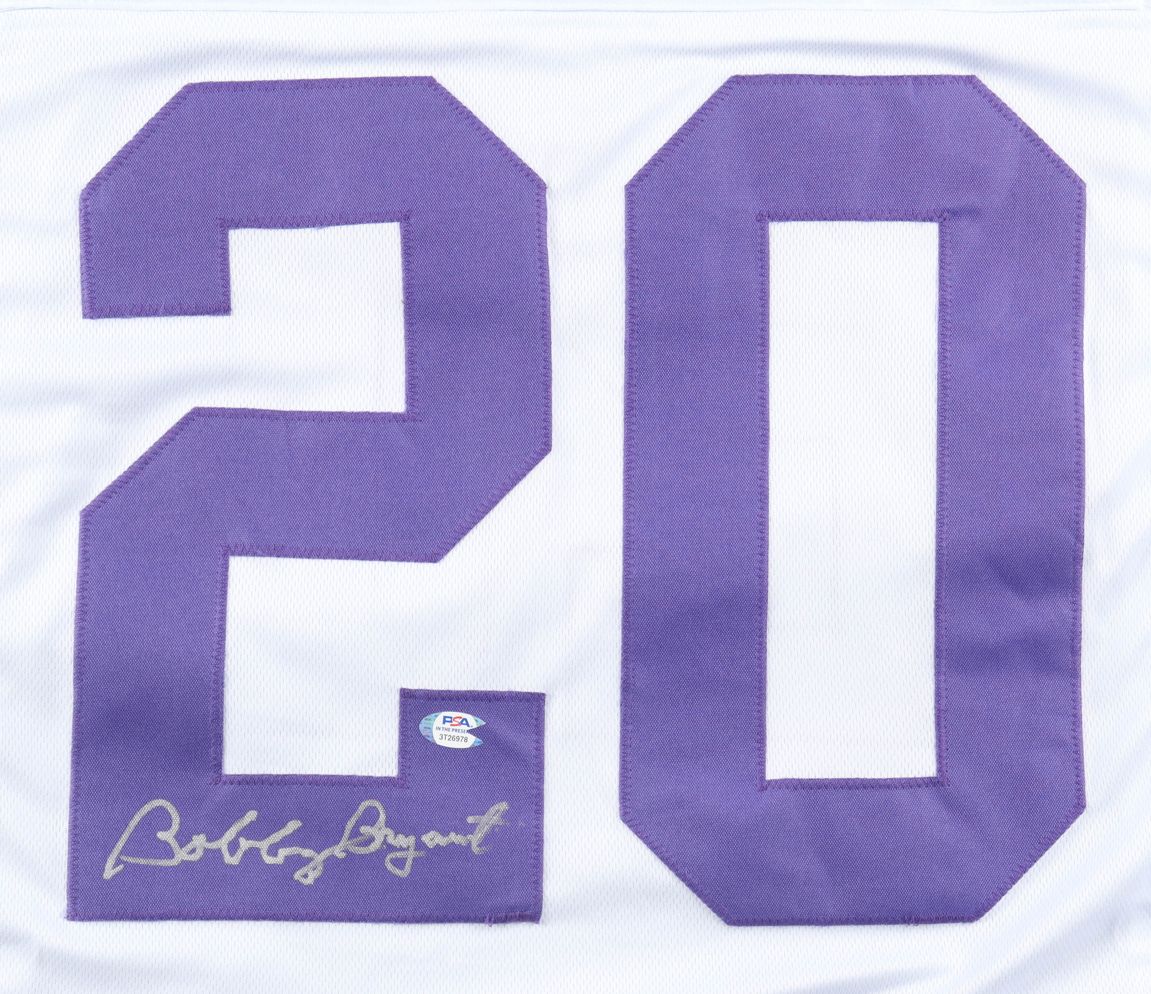 Bobby Bryant Signed Jersey (PSA) at PristineAuction.com Bobby Bryant Signed Jersey (PSA) at PristineAuction.com