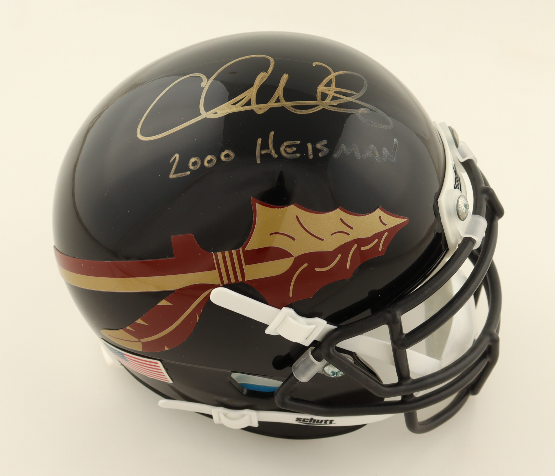 Chris Weinke Signed Florida State Seminoles Mini Helmet Inscribed "2000 Heisman" (PSA) at PristineAuction.com Chris Weinke Signed Florida State Seminoles Mini Helmet Inscribed "2000 Heisman" (PSA) at PristineAuction.com