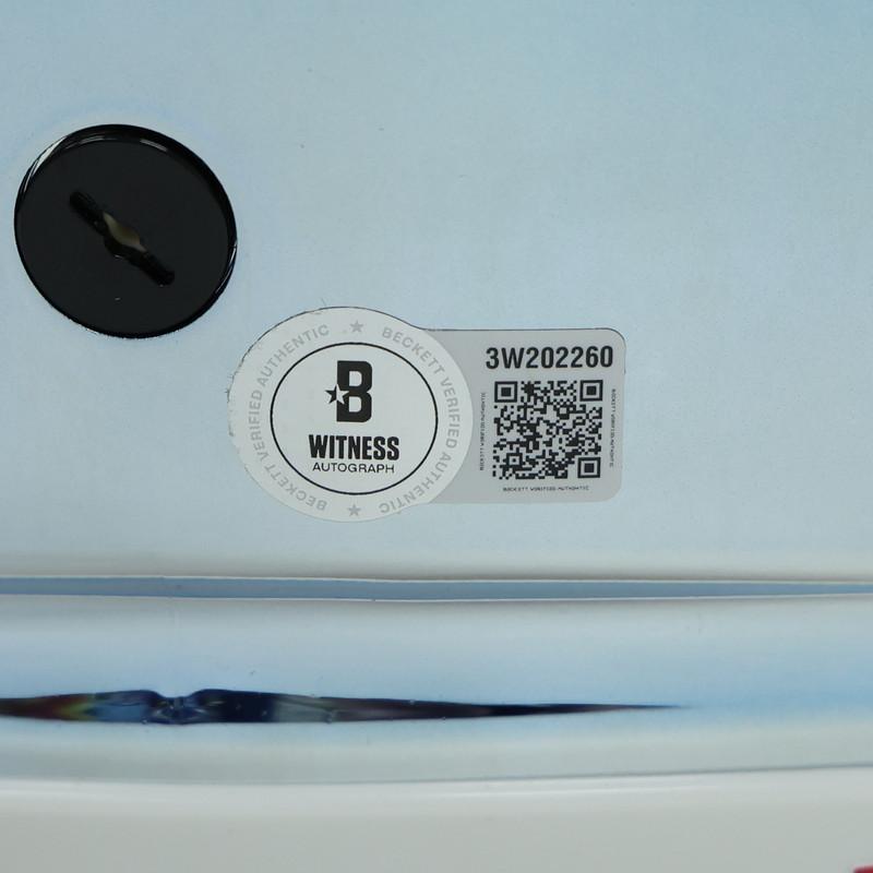 Josh Allen Signed Bills Full-Size Authentic On-Field Chrome Alternate Speedflex Helmet Inscribed "24 NFL MVP" (Beckett) at PristineAuction.com Josh Allen Signed Bills Full-Size Authentic On-Field Chrome Alternate Speedflex Helmet Inscribed "24 NFL MVP" (Beckett) at PristineAuction.com