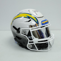 Justin Herbert Signed Chargers Full-Size Authentic On-Field Custom Painted Speedflex Helmet (Beckett) at PristineAuction.com