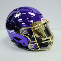 Justin Jefferson Signed Vikings Full-Size Authentic On-Field Specialty Speedflex Helmet (Beckett) at PristineAuction.com