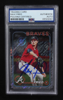 Max Fried Signed 2024 Topps Series One #146 (PSA) at PristineAuction.com