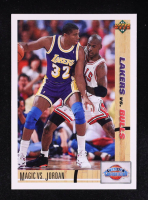 Magic Johnson / Michael Jordan 1991-92 Upper Deck #34 CC at PristineAuction.com