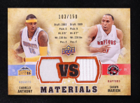 Carmelo Anthony / Shawn Marion 2009-10 Upper Deck VS Dual Materials Bronze #VSMA #103/150 at PristineAuction.com