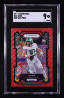 Bo Nix 2024 Panini Prizm Draft Picks Ruby Wave Prizm #105 RC (SGC 9) at PristineAuction.com