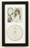 Taylor Swift Signed Custom Framed "The Tortured Poets Department" CD Album Insert Display (JSA) at PristineAuction.com