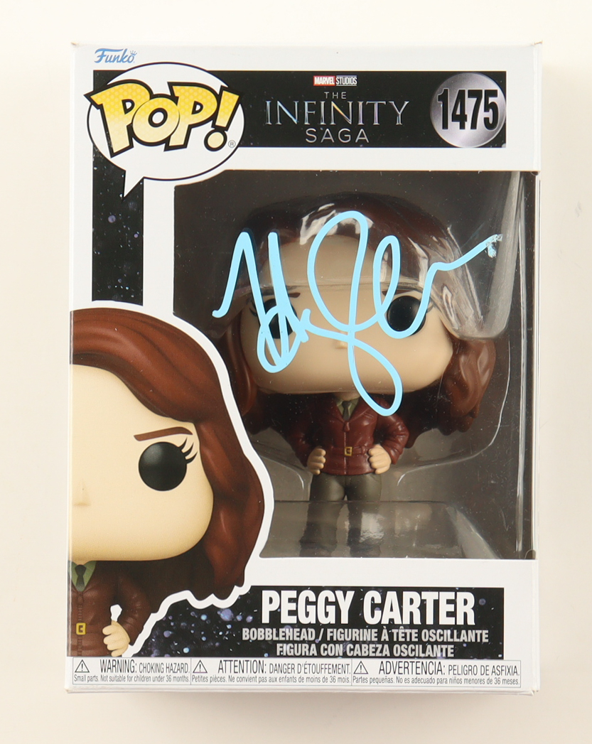 Hayley Atwell Signed "The Infinity Saga" #1475 Peggy Carter Funko Pop! Bobblehead Figure (JSA) at PristineAuction.com Hayley Atwell Signed "The Infinity Saga" #1475 Peggy Carter Funko Pop! Bobblehead Figure (JSA) at PristineAuction.com