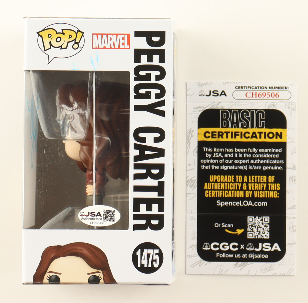 Hayley Atwell Signed "The Infinity Saga" #1475 Peggy Carter Funko Pop! Bobblehead Figure (JSA) at PristineAuction.com Hayley Atwell Signed "The Infinity Saga" #1475 Peggy Carter Funko Pop! Bobblehead Figure (JSA) at PristineAuction.com