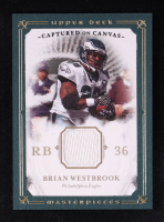 Brian Westbrook 2008 UD Masterpieces Captured on Canvas Jerseys #CC5 at PristineAuction.com