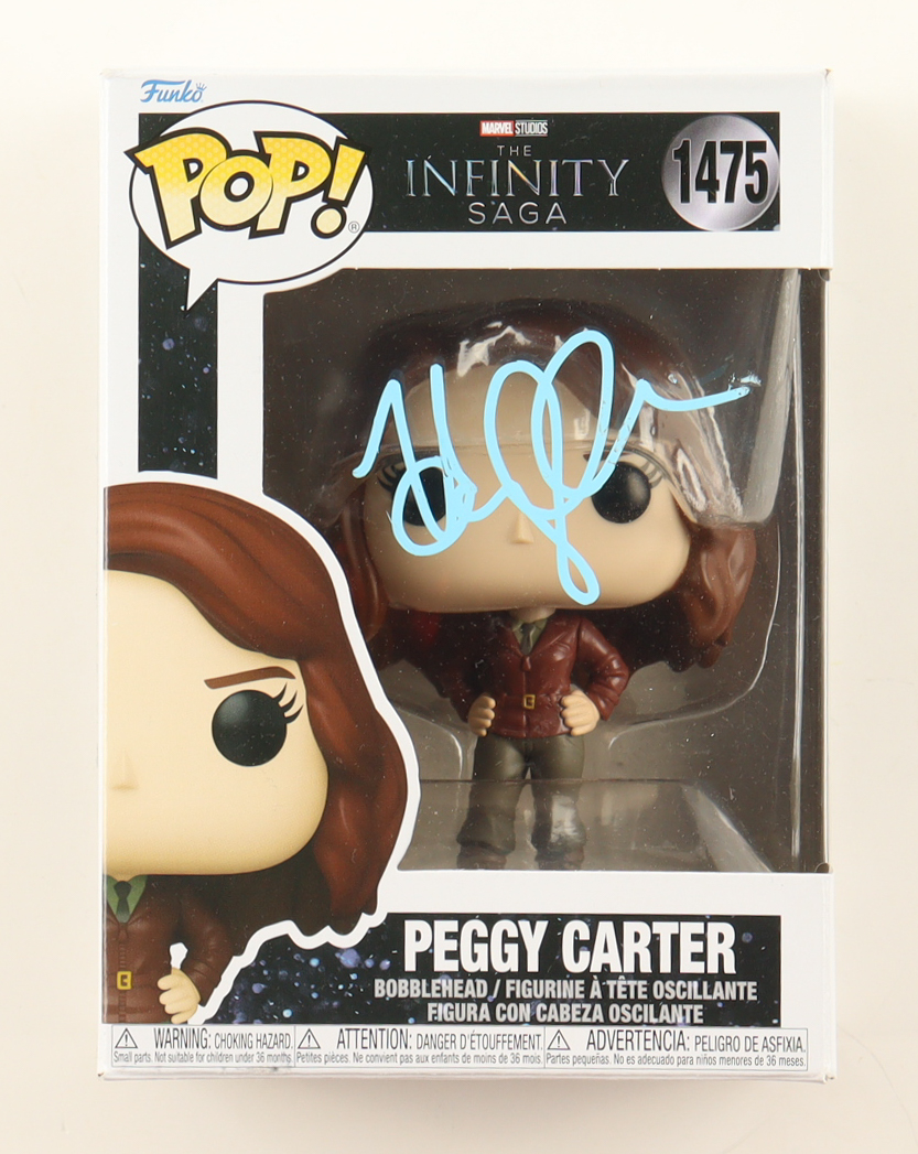 Hayley Atwell Signed "The Infinity Saga" #1475 Peggy Carter Funko Pop! Bobblehead Figure (JSA) at PristineAuction.com Hayley Atwell Signed "The Infinity Saga" #1475 Peggy Carter Funko Pop! Bobblehead Figure (JSA) at PristineAuction.com