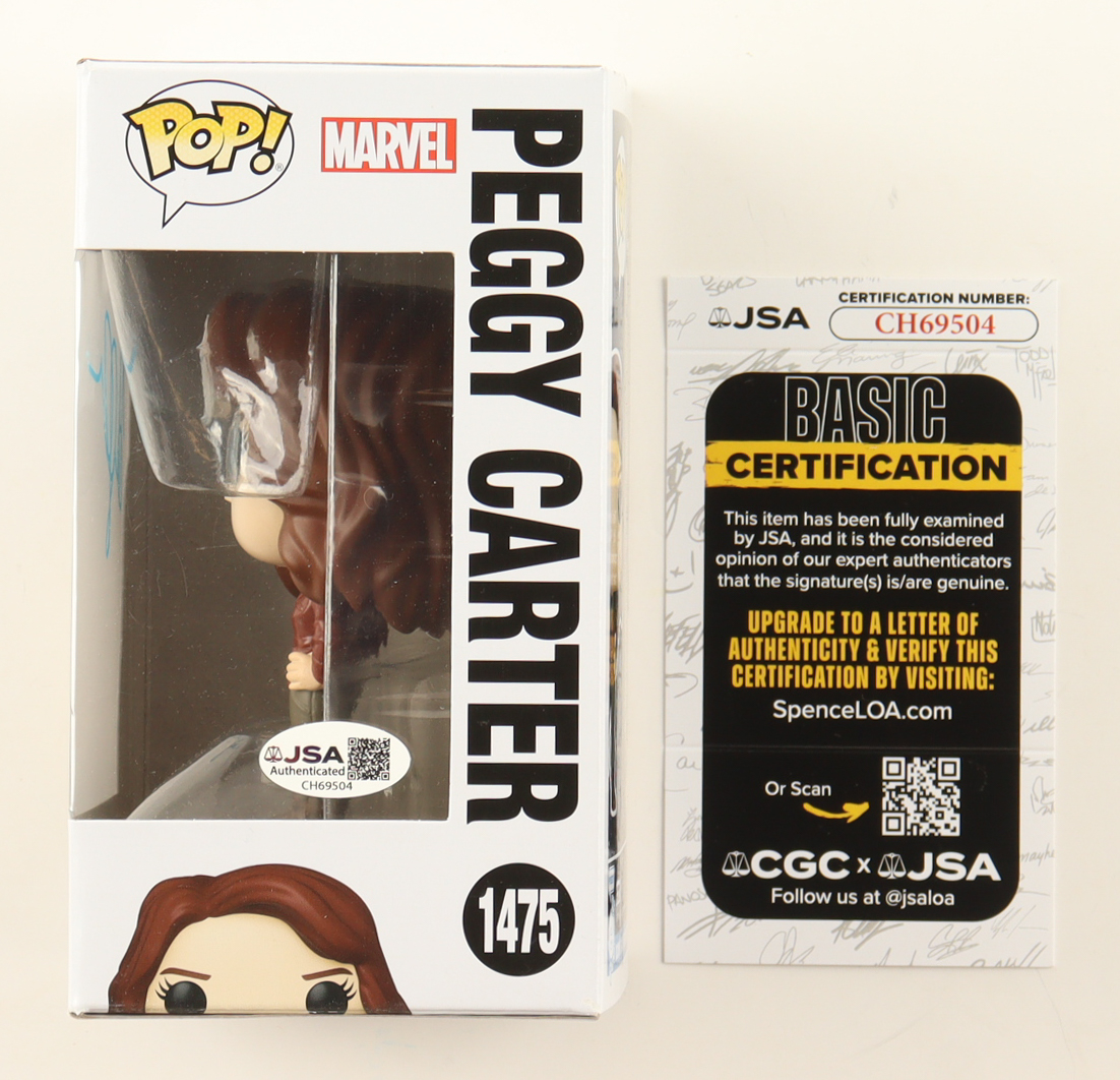 Hayley Atwell Signed "The Infinity Saga" #1475 Peggy Carter Funko Pop! Bobblehead Figure (JSA) at PristineAuction.com Hayley Atwell Signed "The Infinity Saga" #1475 Peggy Carter Funko Pop! Bobblehead Figure (JSA) at PristineAuction.com