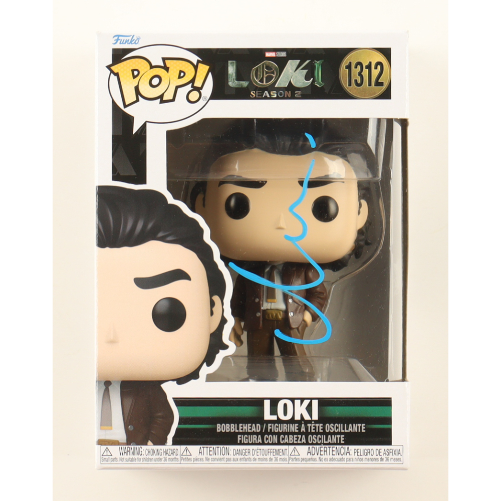 Matt Damon Signed "Loki: Season 2" #1312 Loki Bobble-Head Funko Pop! Vinyl Figure (AWM) at PristineAuction.com