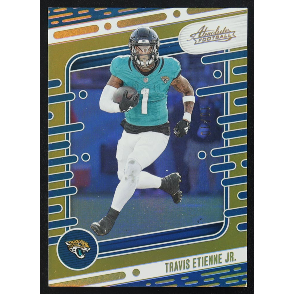 Travis Etienne Jr. 2024 Absolute Spectrum Gold #47 #10/10 at PristineAuction.com
