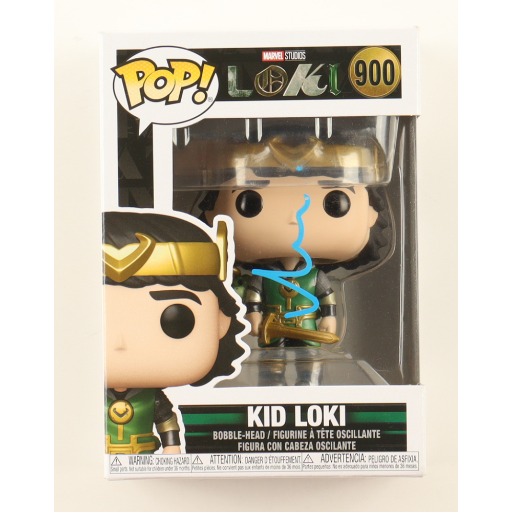 Matt Damon Signed "Loki" #900 Kid Loki Bobble-Head Funko Pop! Vinyl Figure (AWM) at PristineAuction.com