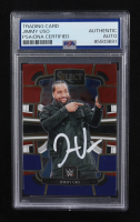Jimmy Uso Signed 2024 Panini Select Prizm WWE #76 (PSA) at PristineAuction.com