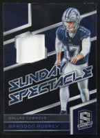 Brandon Aubrey 2024 Panini Spectra Sunday Spectacle Materials #18 #25/99 at PristineAuction.com