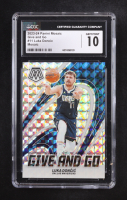 Luka Doncic 2023-24 Panini Mosaic Give and Go Mosaic #11 (CGC 10) at PristineAuction.com