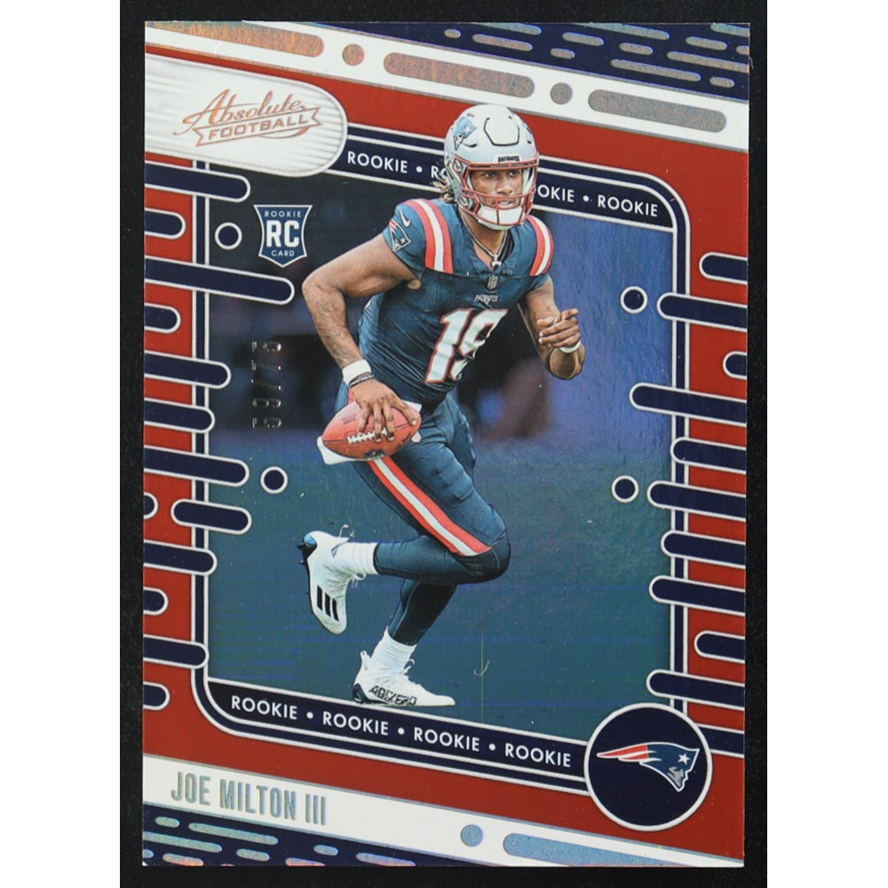 Joe Milton III 2024 Absolute Spectrum Orange #197 RC #59/75 at PristineAuction.com