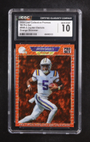 Jayden Daniels 2024 Leaf Collective Promo '89 Pro Set Shimmer Orange #89B3 #210/299 RC (CGC 10) at PristineAuction.com