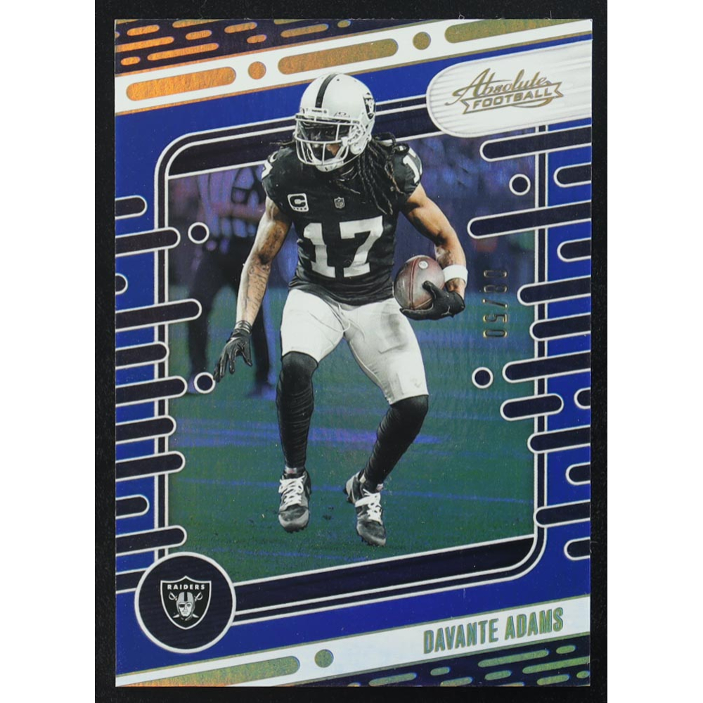 Davante Adams 2024 Absolute Spectrum Blue #55 #8/50 at PristineAuction.com