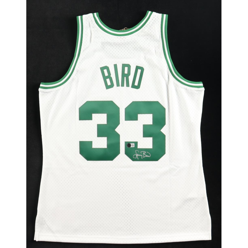 Larry Bird Signed Celtics Mitchell & Ness Authentic Jersey (Beckett) at PristineAuction.com