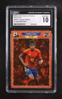 Lamine Yamal 2024 Leaf Collective Promo '89 Pro Set Shimmer Orange #89B4 #127/299 (CGC 10) at PristineAuction.com