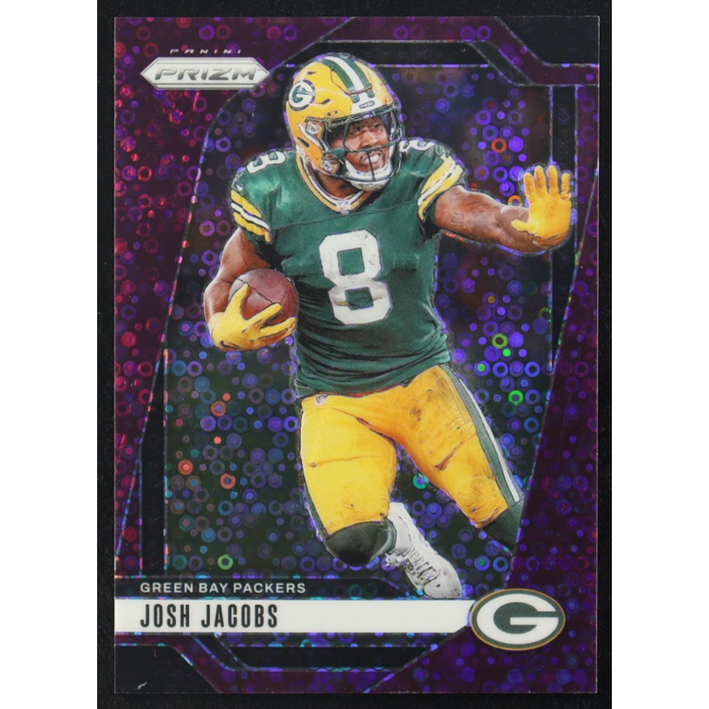 Josh Jacobs 2024 Panini Prizm No Huddle Purple #102 #10/49 at PristineAuction.com