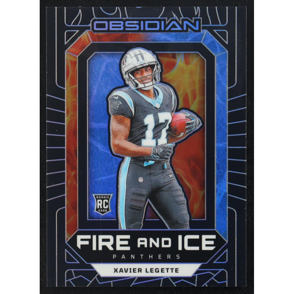 Xavier Legette 2024 Panini Obsidian Fire and Ice #23 RC at PristineAuction.com