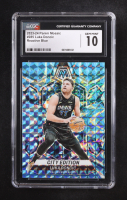 Luka Doncic 2023-24 Panini Mosaic Mosaic Reactive Blue #285 (CGC 10) at PristineAuction.com
