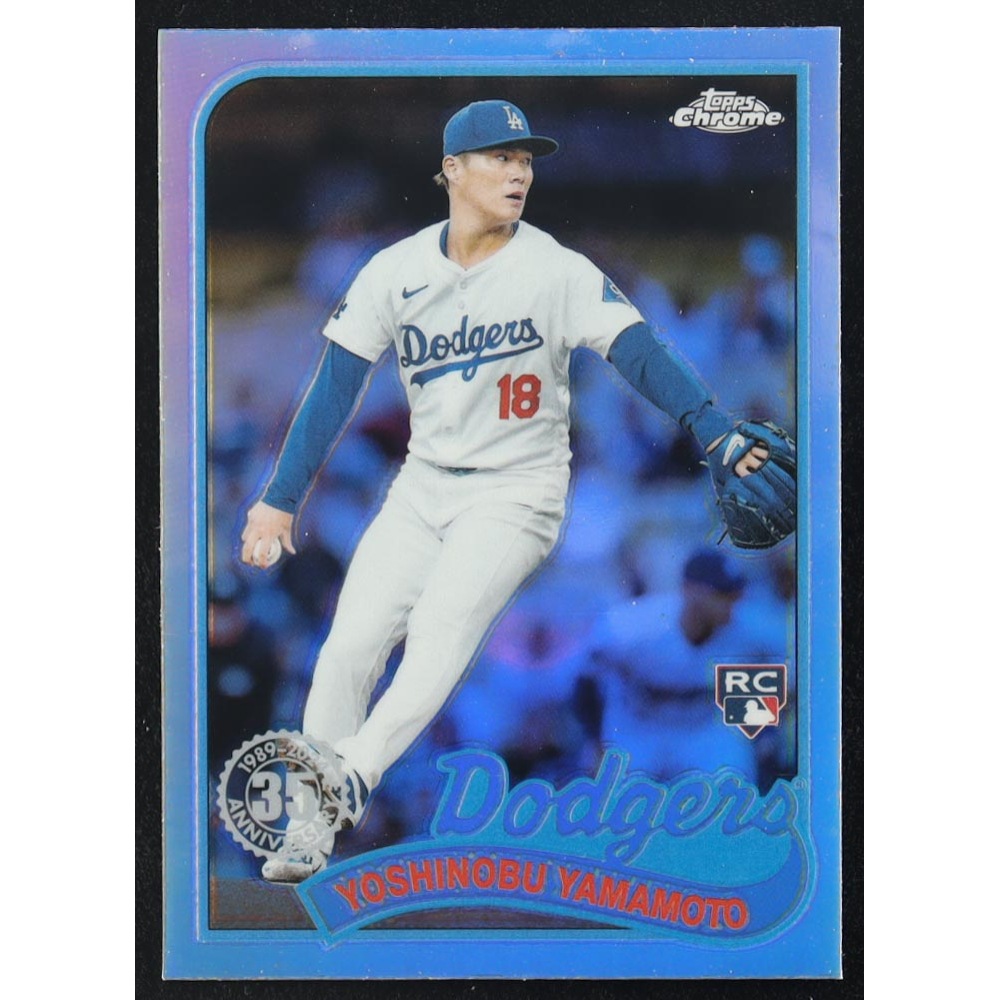 Yoshinobu Yamamoto 2024 Topps Chrome Update '89 Topps #89CU5 RC at PristineAuction.com