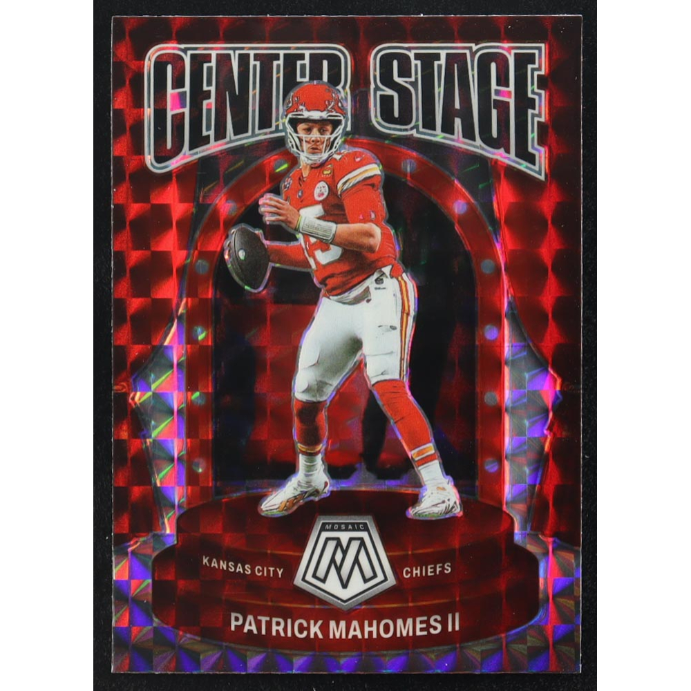 Patrick Mahomes 2024 Mosaic Center Stage Mosaic #18 at PristineAuction.com