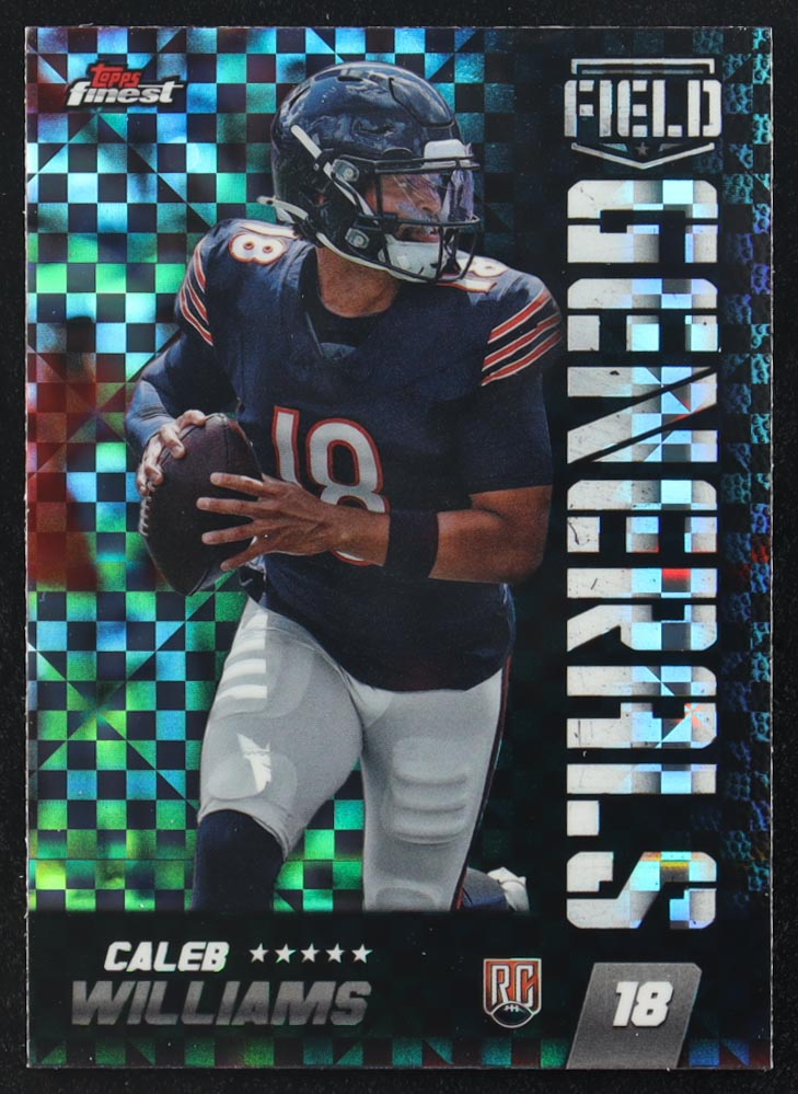 Caleb Williams 2024 Finest Field Generals #FG19 RC at PristineAuction.com Caleb Williams 2024 Finest Field Generals #FG19 RC at PristineAuction.com