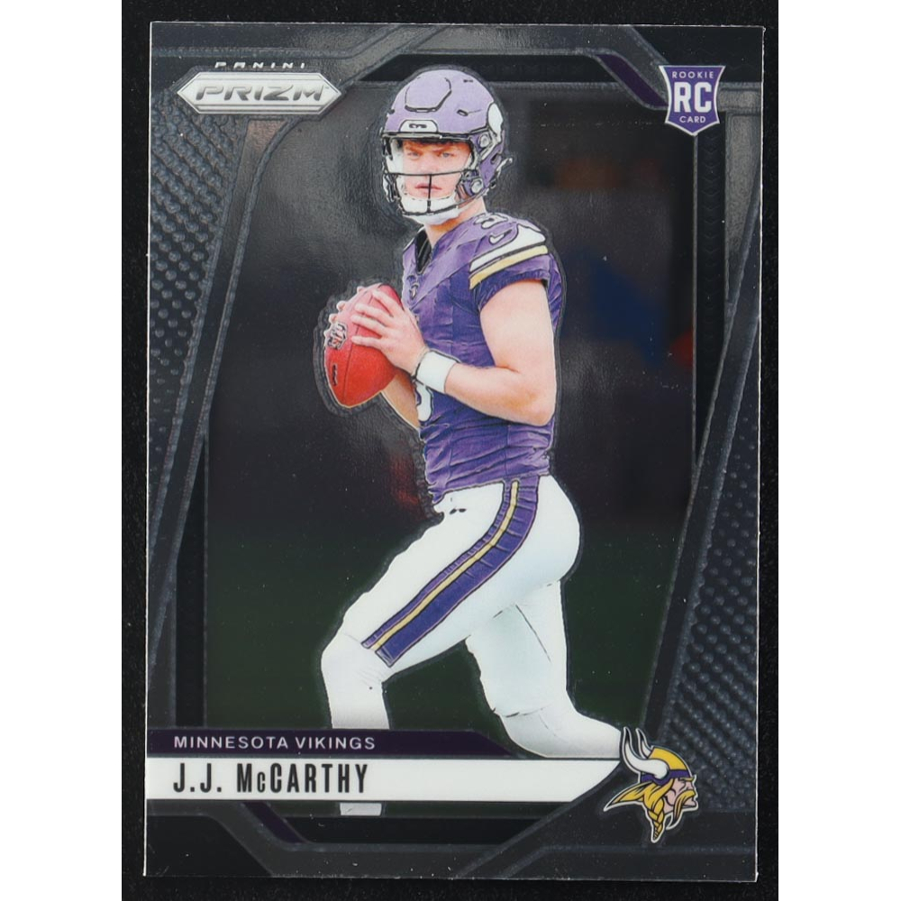 JJ McCarthy 2024 Panini Prizm #400 RC at PristineAuction.com