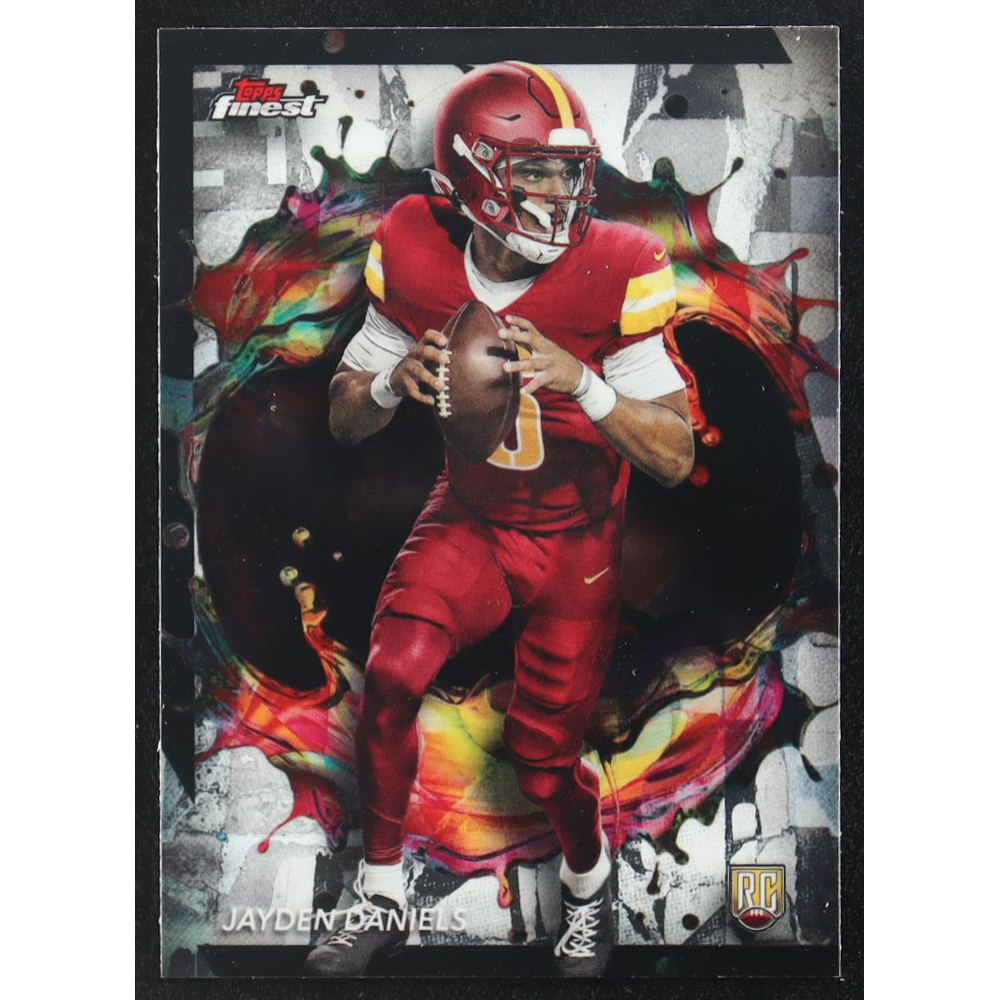 Jayden Daniels 2024 Finest #246 RC at PristineAuction.com