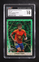 Lamine Yamal 2024 Leaf Collective Promo '90 Leaf Shimmer Green #90B4 #12/50 (CGC 10) at PristineAuction.com