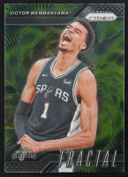 Victor Wembanyama 2024-25 Panini Prizm Fractal #10 at PristineAuction.com