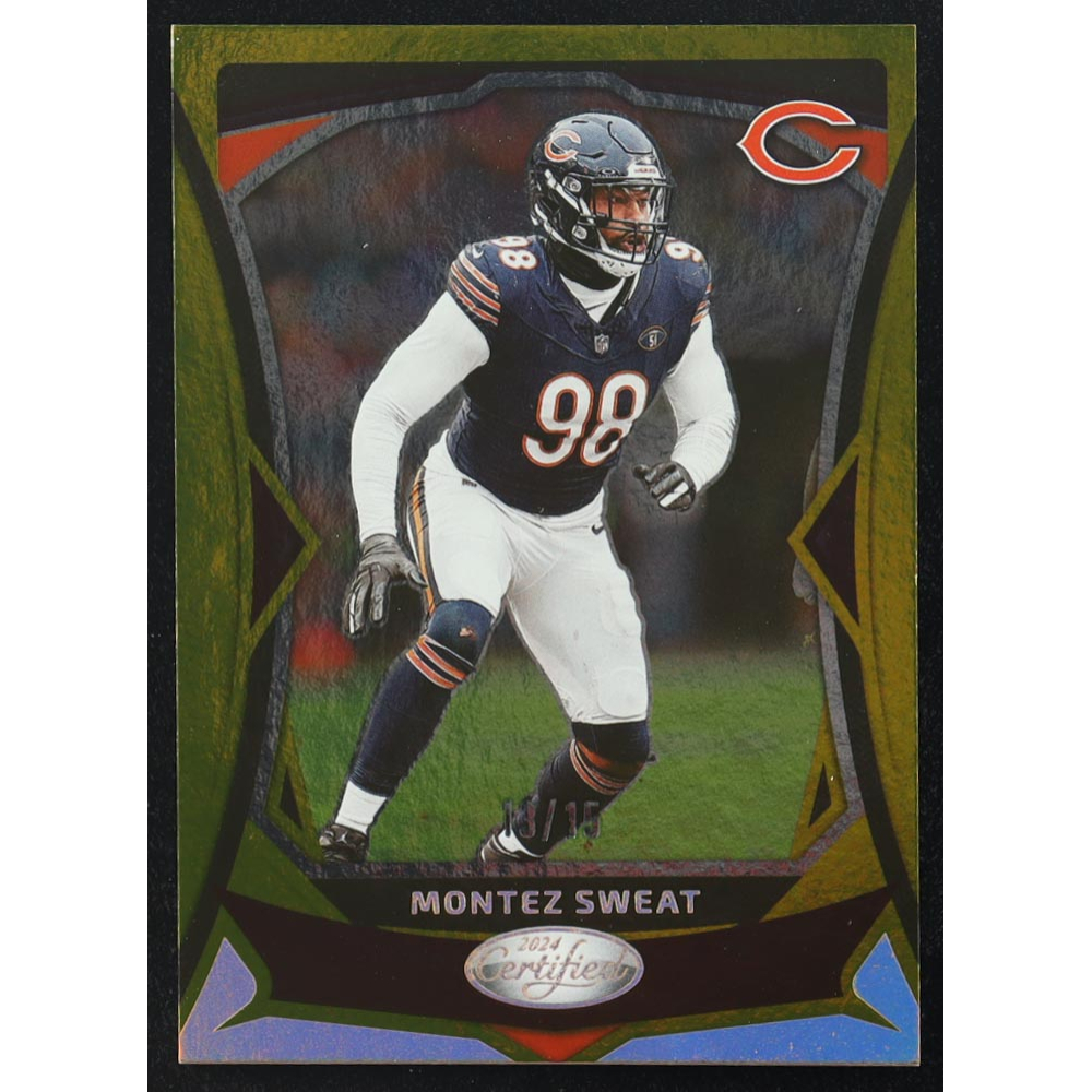 Montez Sweat 2024 Certified Mirror Gold FOTL #77 #13/15 at PristineAuction.com