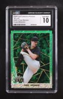 Paul Skenes 2024 Leaf Collective Promo '90 Leaf Shimmer Green #90B5 #18/50 RC (CGC 10) at PristineAuction.com