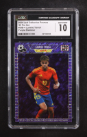 Lamine Yamal 2024 Leaf Collective Promo '89 Pro Set Shimmer Purple #89B4 #020/199 (CGC 10) at PristineAuction.com