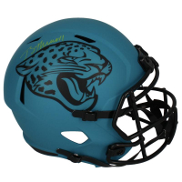 Brian Thomas Jr. Signed Jaguars Full-Size Rave Alternate Speed Helmet (Fanatics) at PristineAuction.com