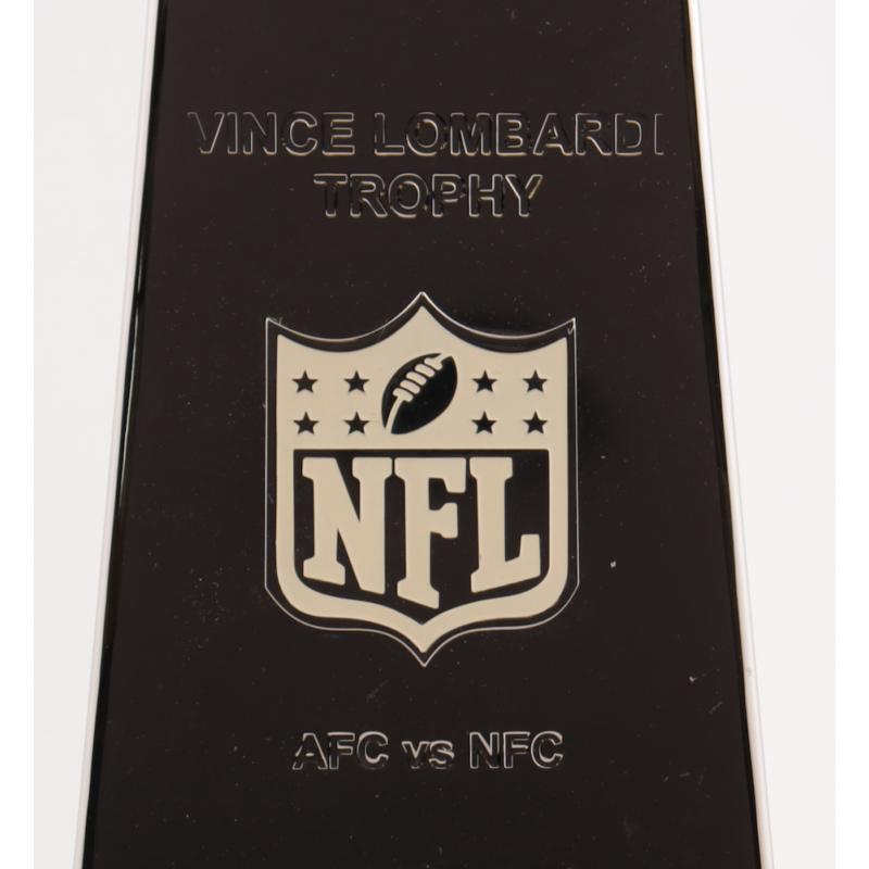 Tom Brady Signed Full-Size Replica Lombardi Trophy with Original Painting LE #2/12 (Beckett) at PristineAuction.com Tom Brady Signed Full-Size Replica Lombardi Trophy with Original Painting LE #2/12 (Beckett) at PristineAuction.com