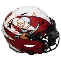 Tom Brady Signed Buccaneers Full-Size Authentic On-Field Custom Ripped Speedflex Helmet (Fanatics) at PristineAuction.com