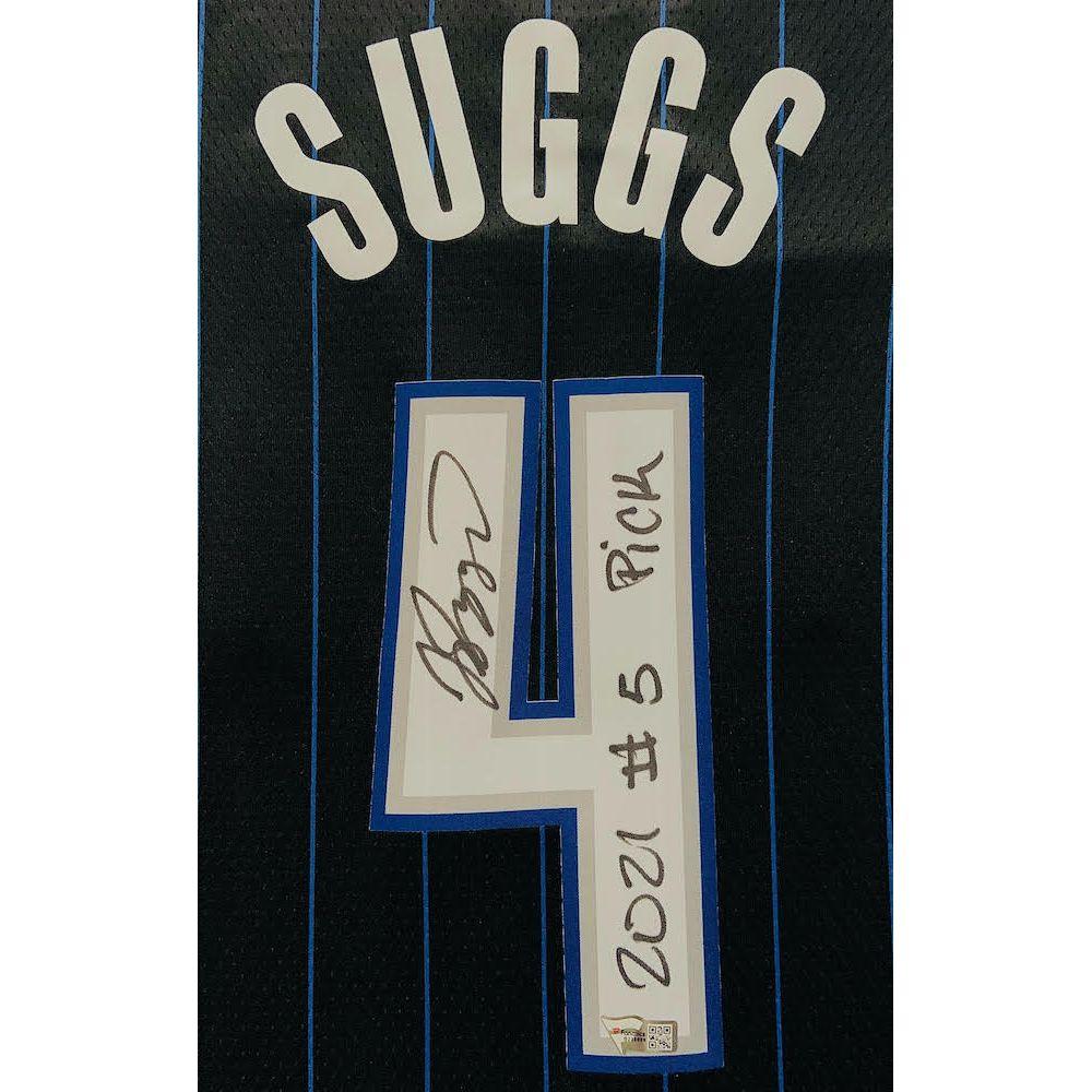 Jalen Suggs Signed Magic Nike Jersey Inscribed "2021 #5 Pick" (Fanatics) at PristineAuction.com Jalen Suggs Signed Magic Nike Jersey Inscribed "2021 #5 Pick" (Fanatics) at PristineAuction.com