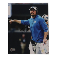 Dan Campbell Signed Lions 8x10 Photo (Beckett) at PristineAuction.com