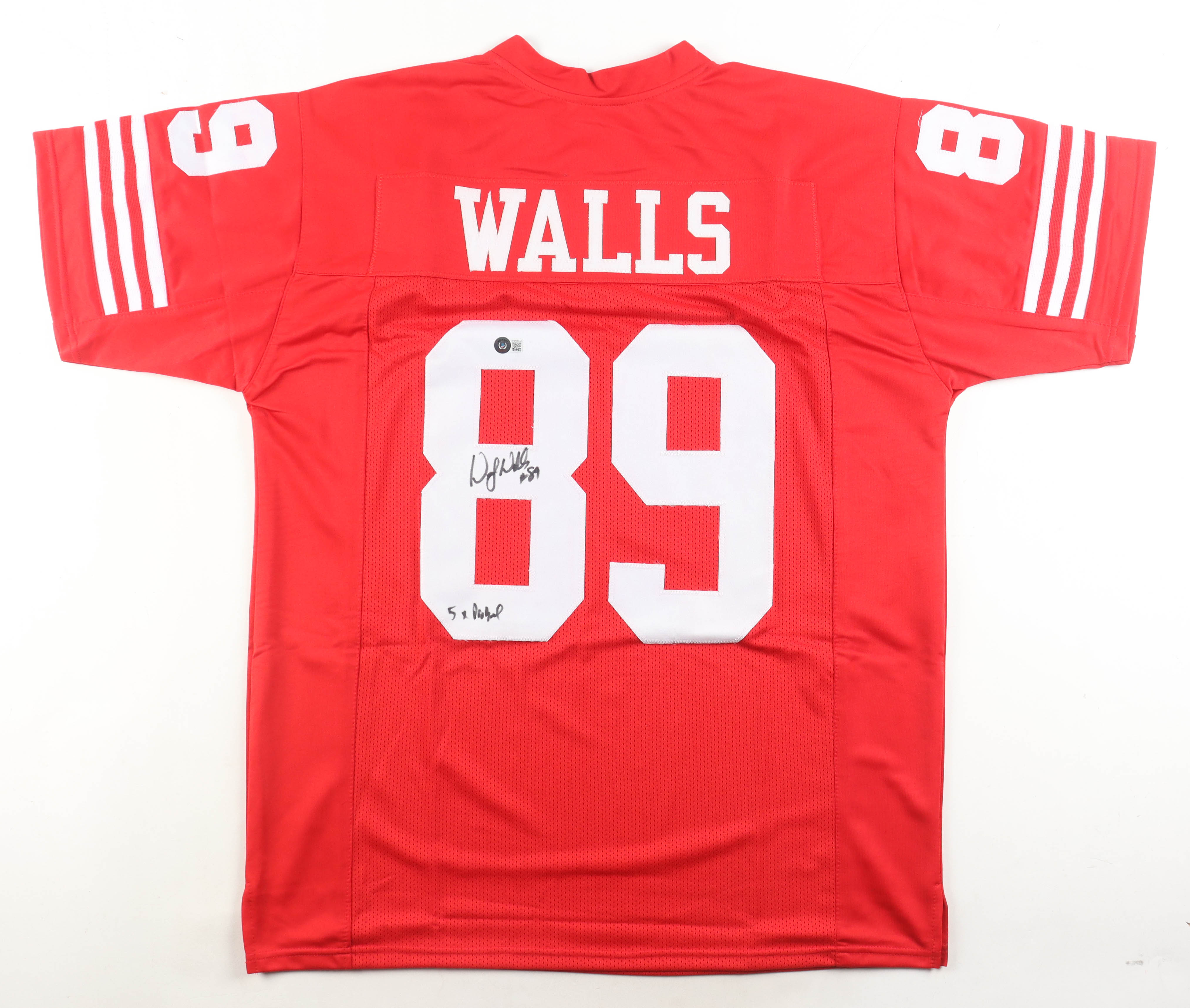 Wesley Walls Signed Jersey Inscribed "5x Pro Bowl" (Beckett) at PristineAuction.com Wesley Walls Signed Jersey Inscribed "5x Pro Bowl" (Beckett) at PristineAuction.com