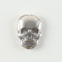 2 Troy Oz Skull .999 Fine Silver Monarch Precious Metals at PristineAuction.com