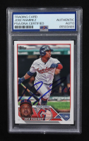Jose Ramirez Signed 2023 Topps Series One #256 (PSA) at PristineAuction.com