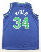 Isaiah Rider Signed Jersey (Steiner) at PristineAuction.com