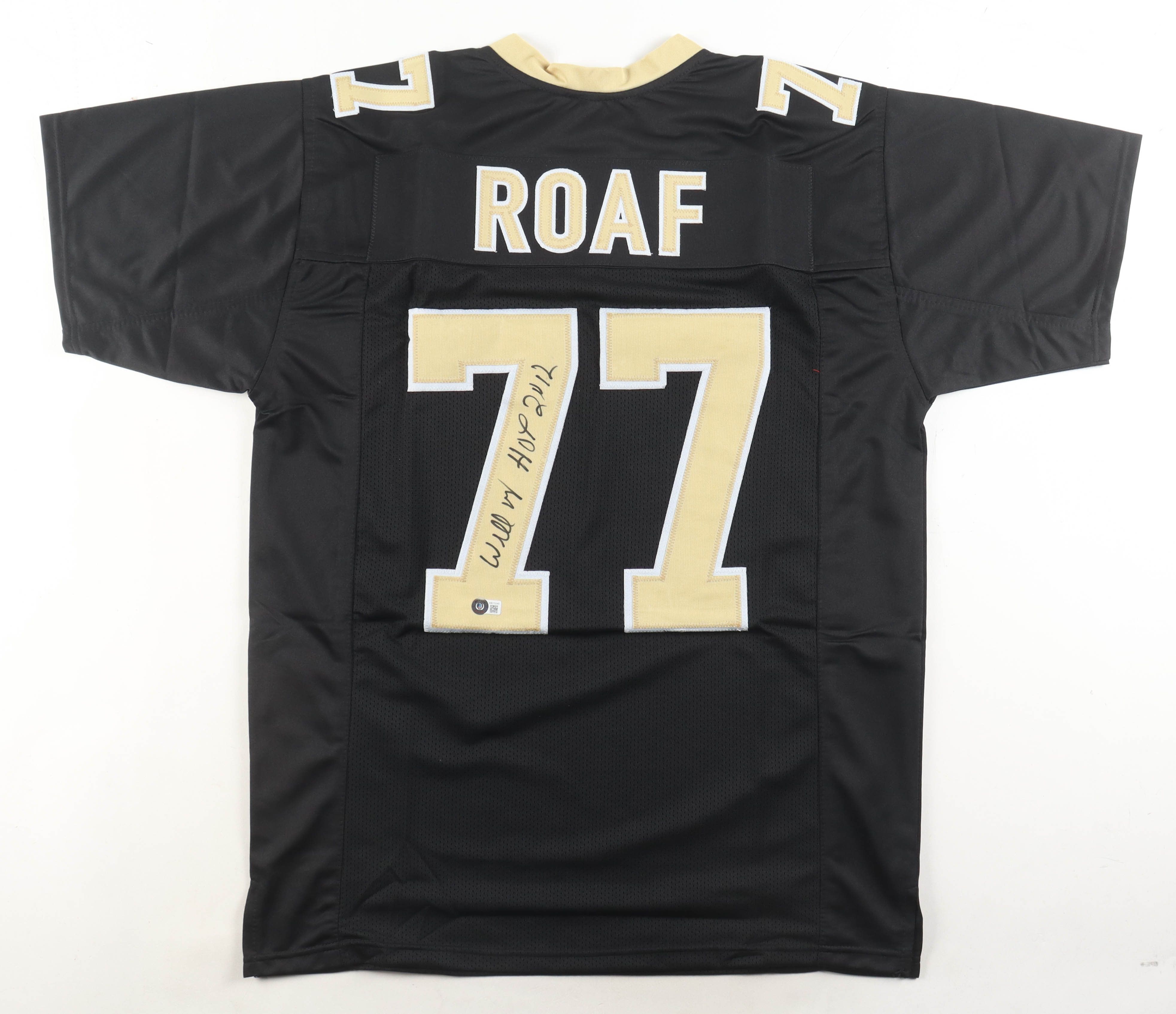 Willie Roaf Signed Jersey Inscribed "HOF 2012" (Beckett) at PristineAuction.com Willie Roaf Signed Jersey Inscribed "HOF 2012" (Beckett) at PristineAuction.com